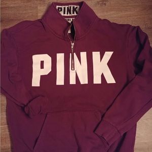🎄SALE🎄 - PINK Victoria's Secret Sweatshirt 1/4 Zip with Pockets